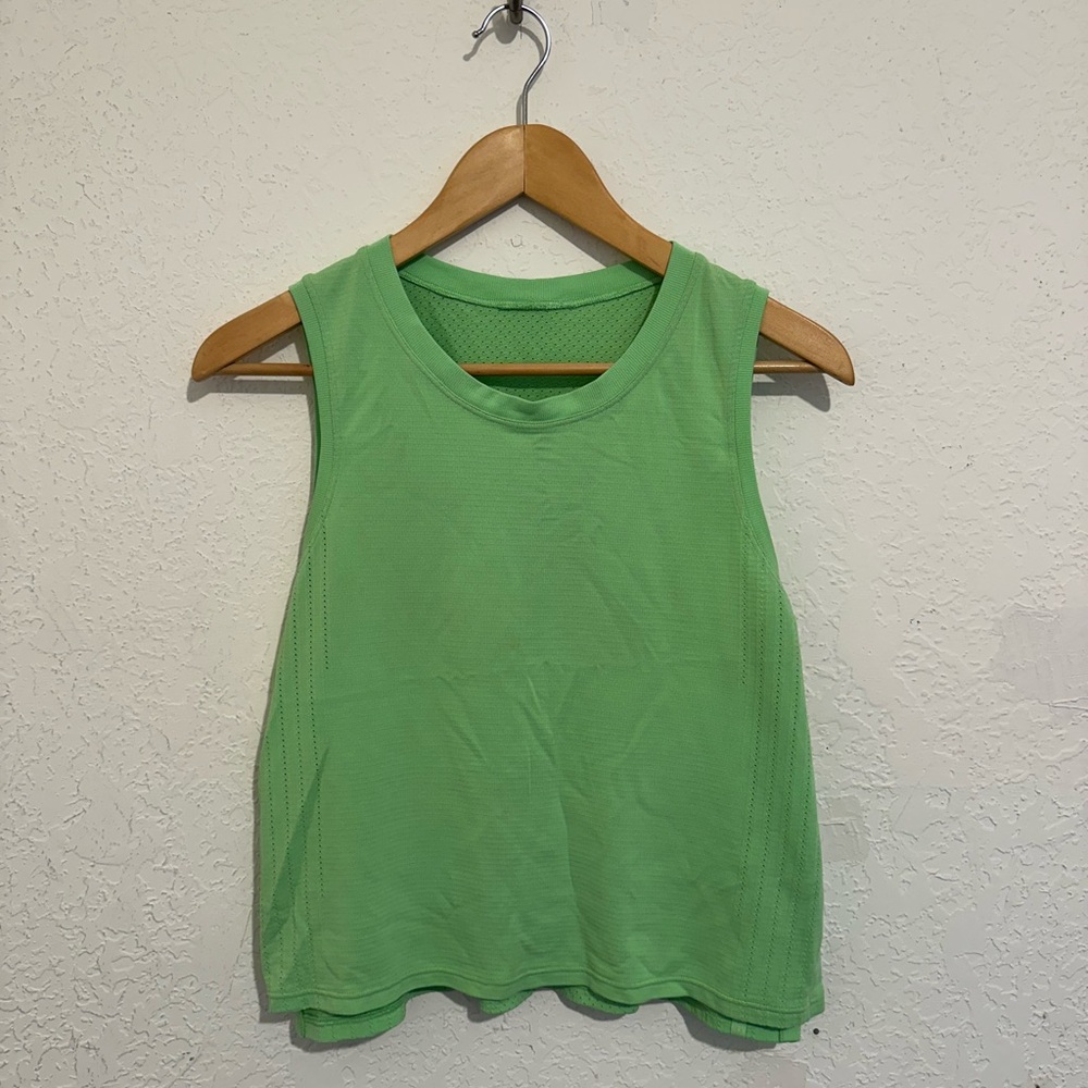 Lululemon Train to Be Tank in Green
